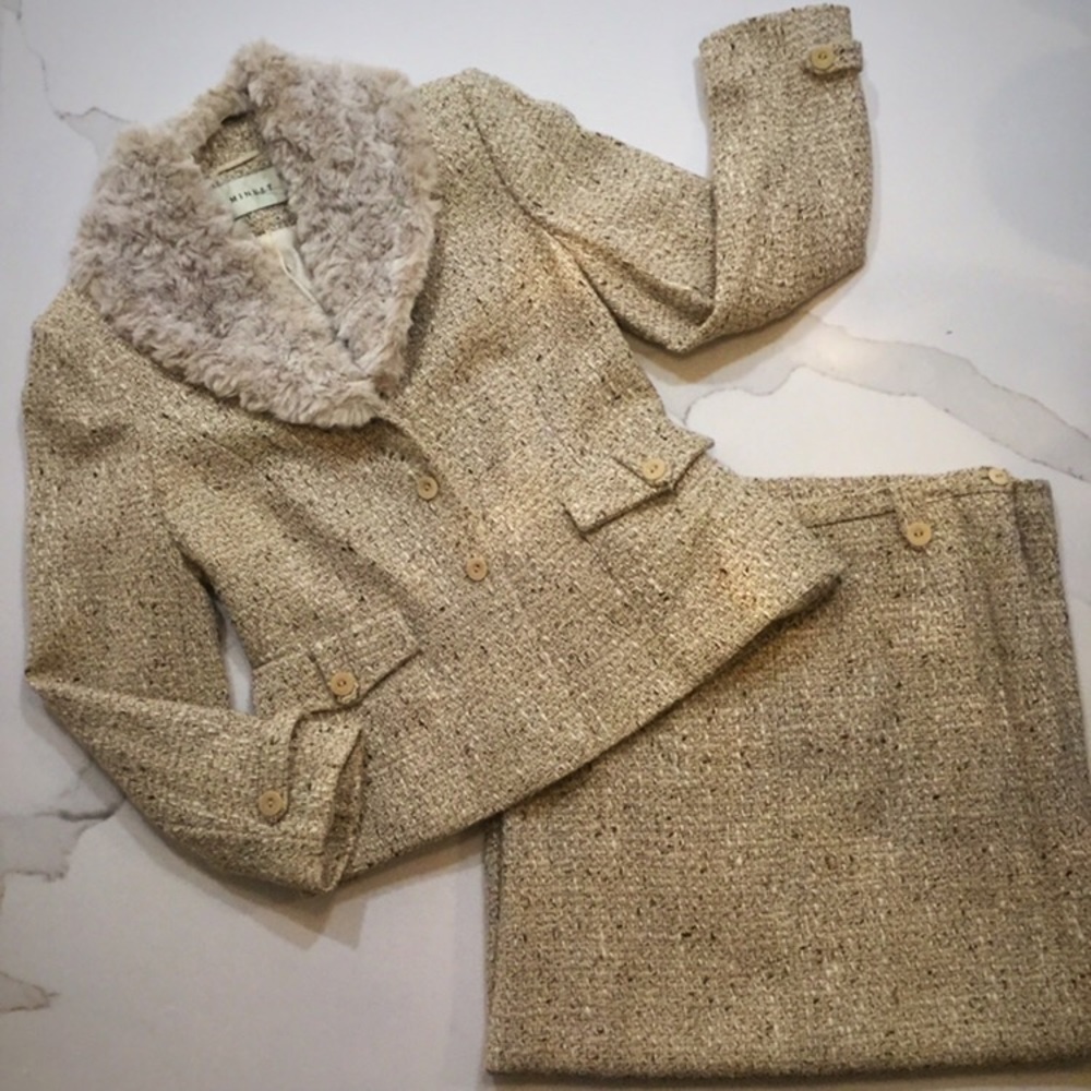 Minuet Tweed Pencil Skirt & Blazer set